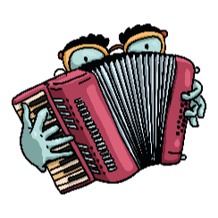 illustratie accordeon