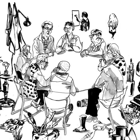 illustratie cross-overatelier